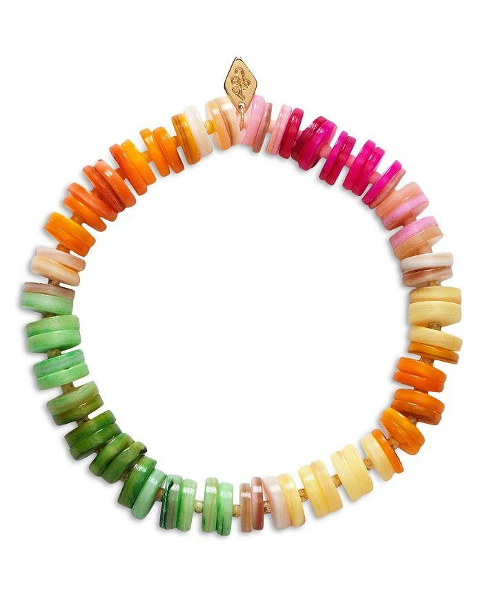 Anni Lu Fantasy Multicolor Flat Bead Stretch Bracelet 1