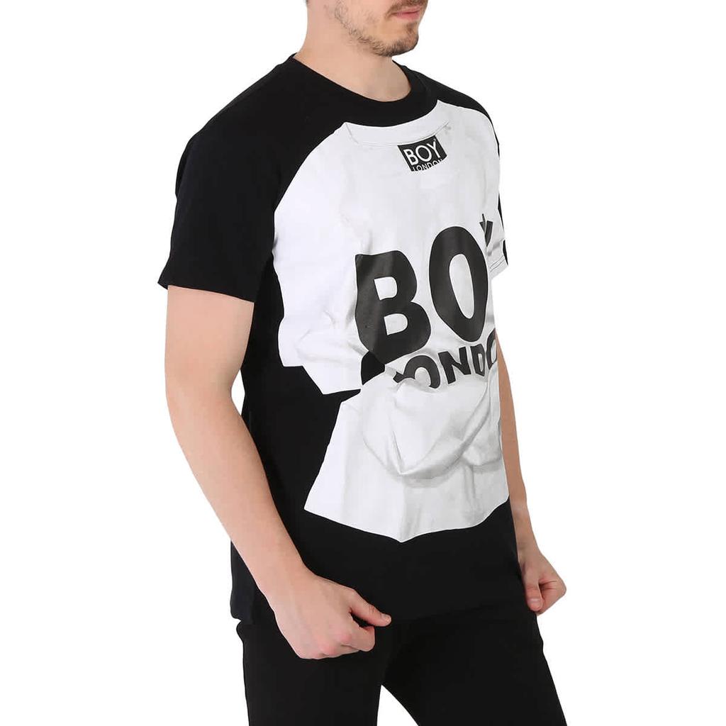 BOY LONDON Black Cotton Boy Photocopy T-shirt