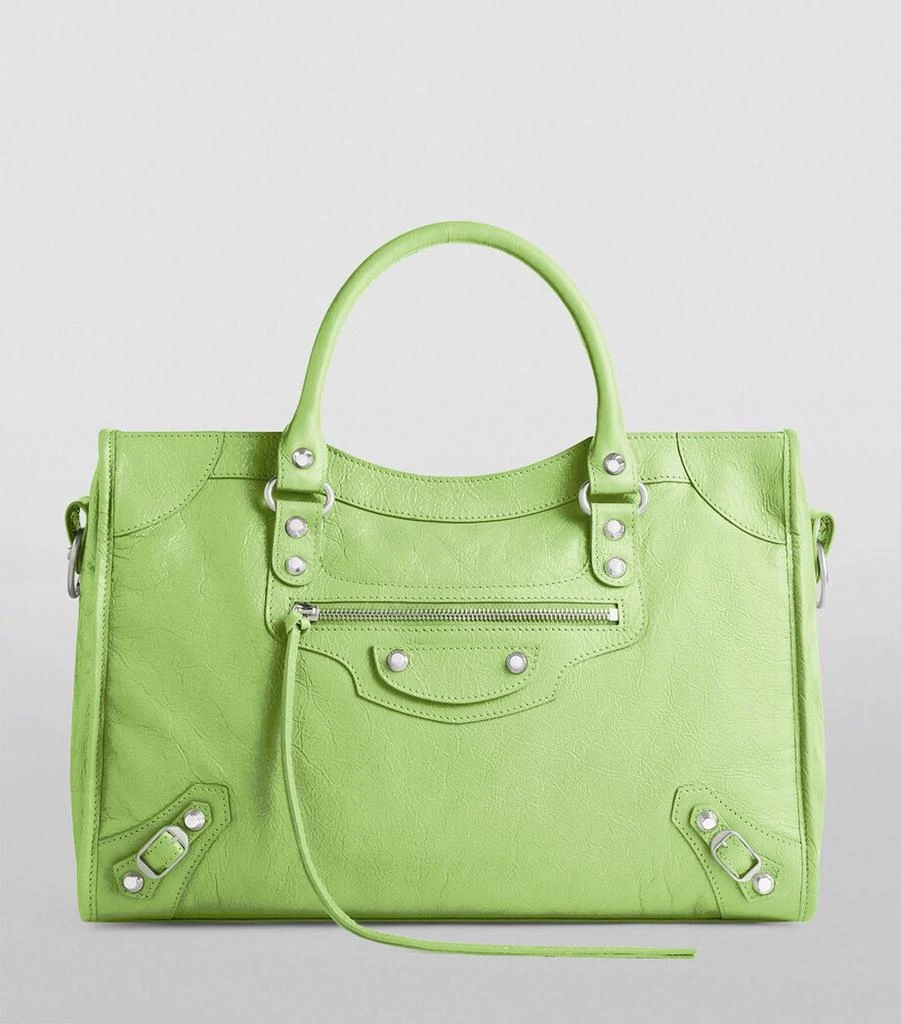 Balenciaga Medium Leather Le City Top-Handle Bag 3