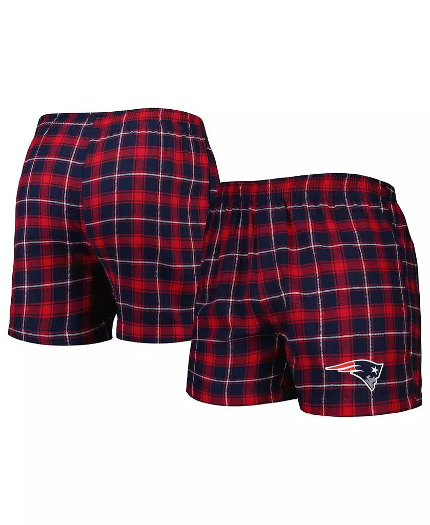 Concepts Sport Men's Navy and Red New England Patriots Ledger Flannel Boxers