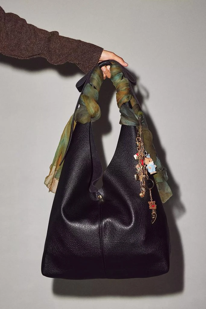 Kimchi Blue Boston Bow Faux Leather Hobo Bag 1