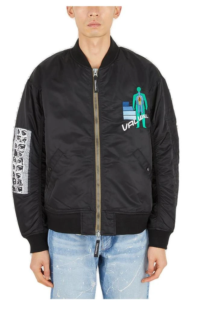 Liberaiders Liberaiders Decline Zip-Up Bomber Jacket 1
