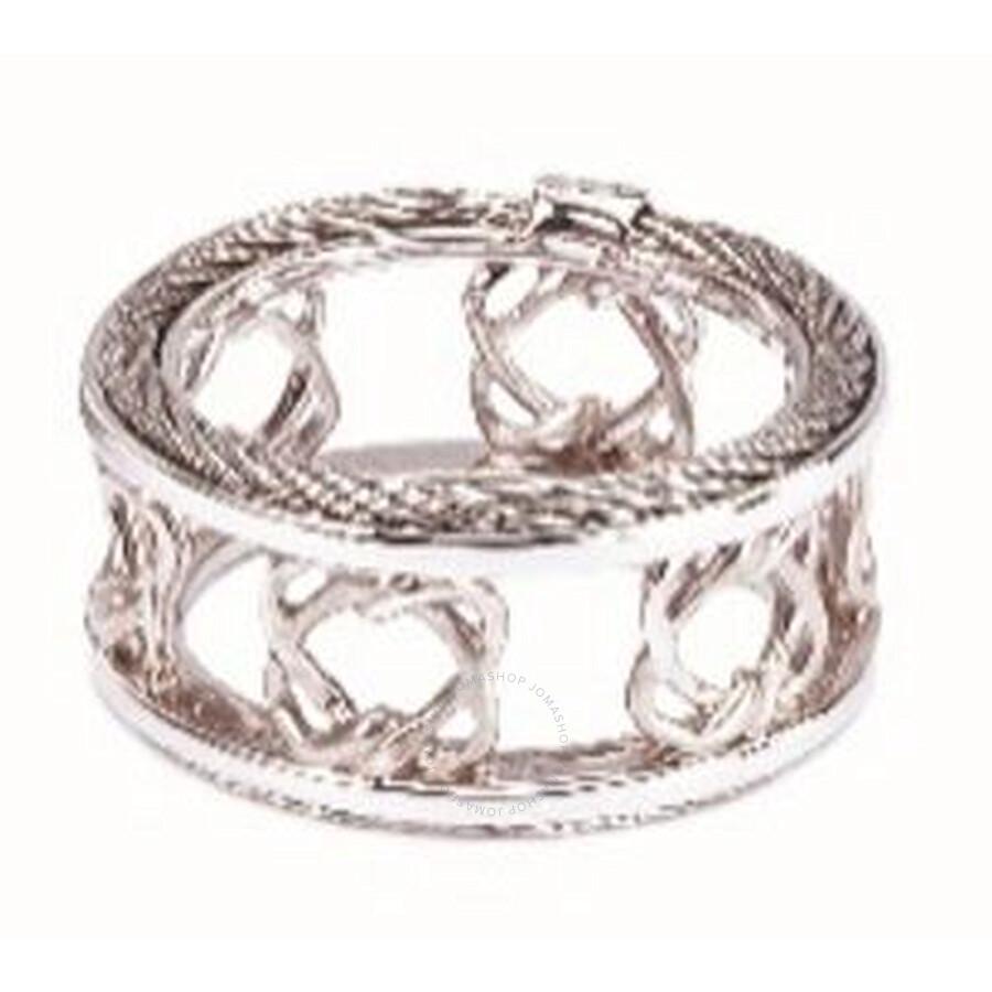 Charriol Heart to Heart Sterling Silver Cable Ring