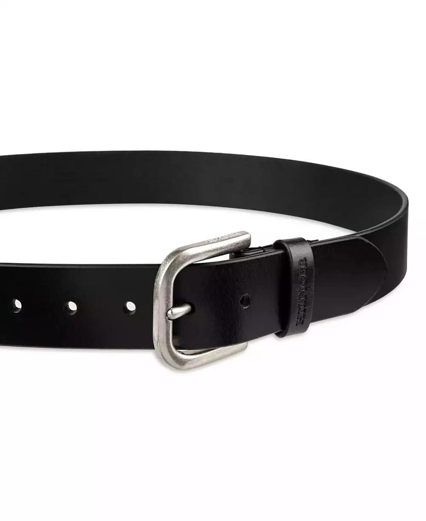 Tommy Hilfiger Men's Genuine Leather Raw Edge Casual Jean Belt 3
