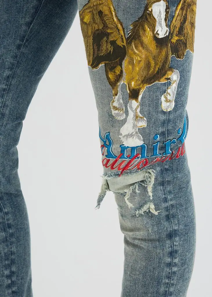 AMIRI Pegasus distressed skinny jeans  5