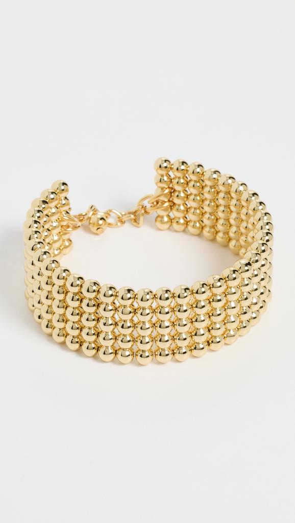 Kenneth Jay Lane Soldered Balls Open Bracelet