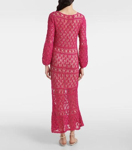 ANNA KOSTUROVA Jennifer cotton crochet maxi dress 3