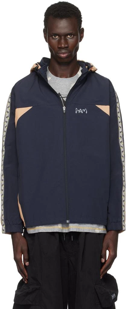 Perks and Mini Navy 'The Loft' Shell Jacket 1