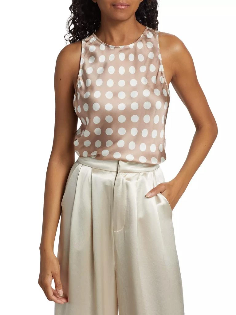 Cami NYC Floriana Polka Dot Silk Cami 3