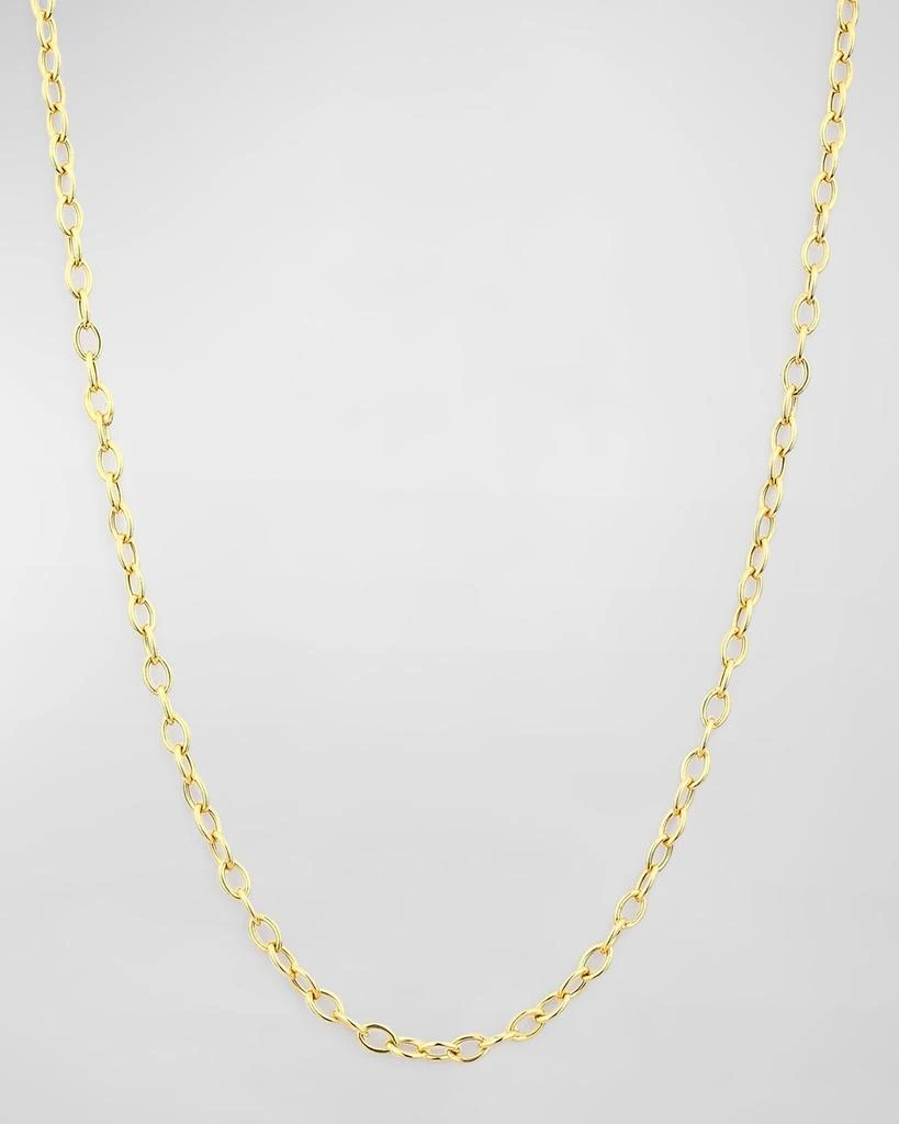 Syna 18k Yellow Gold Thin Chain Link Necklace, 30"L 1