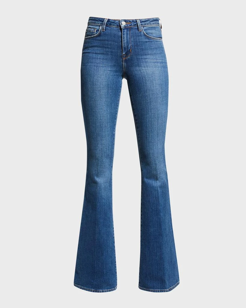 L'Agence Bell High-Rise Flare Jeans 1