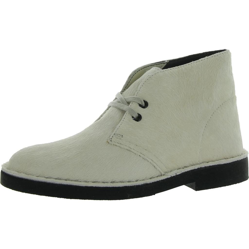 Clarks Desert Boot 2 Womens Calf Hair Padded Insole Chukka Boots