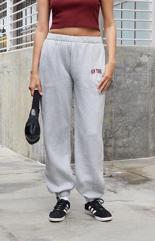 John Galt Light Gray New York Rosa Sweatpants 2