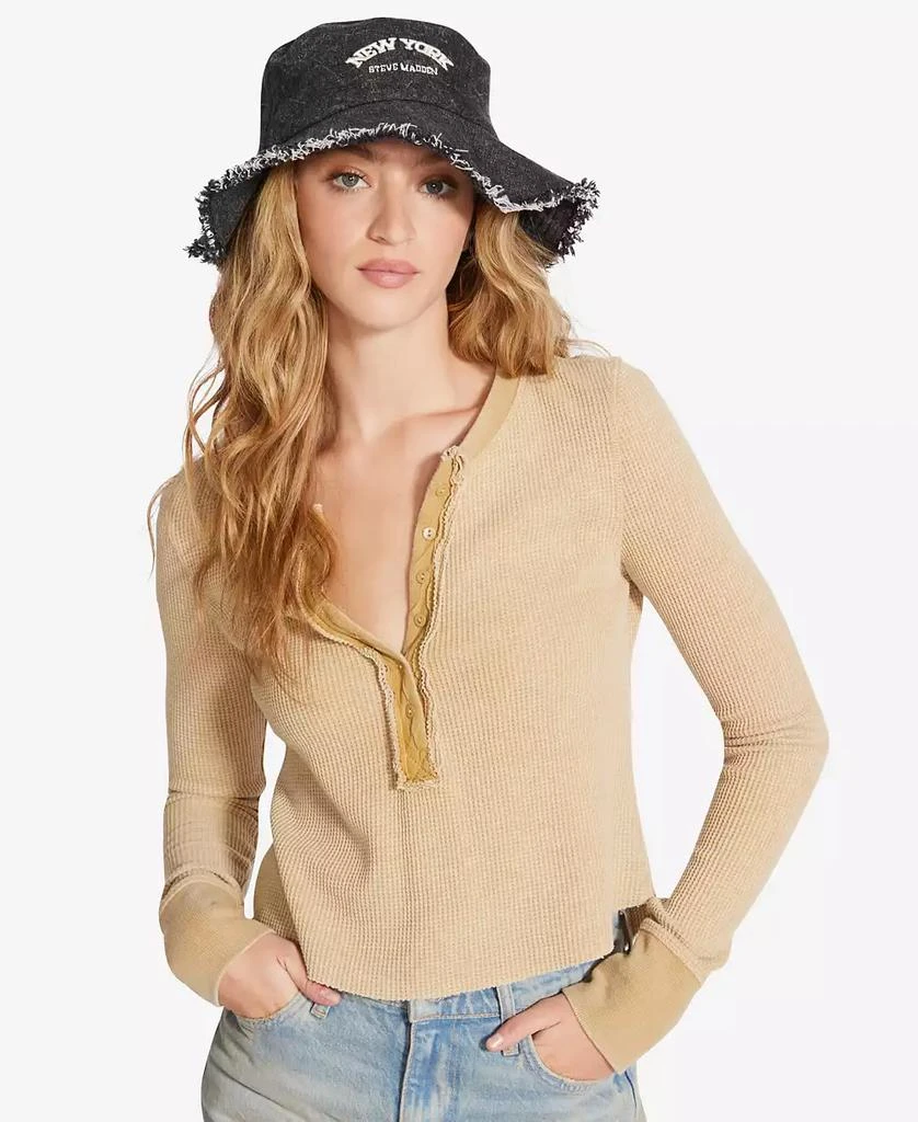 Steve Madden H-Metro Denim Bucket Hat 4