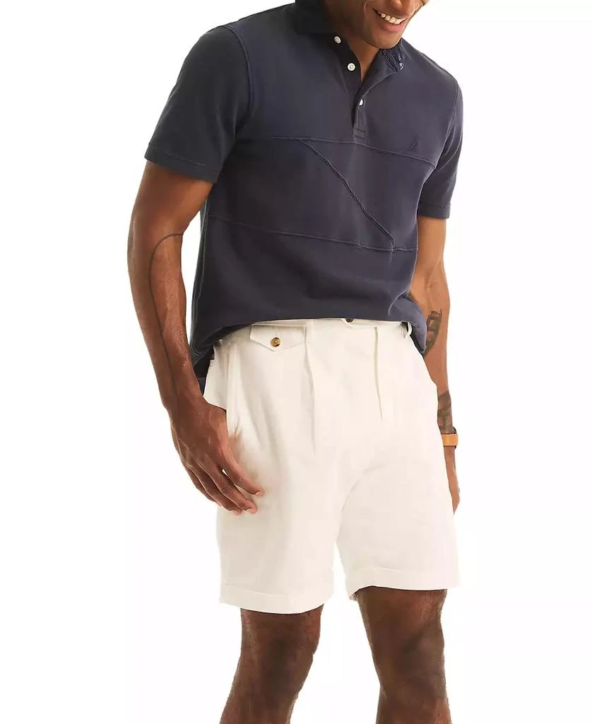 Nautica Men's Miami Vice Classic-Fit Stretch Pleated 8-1/2" Shorts 4