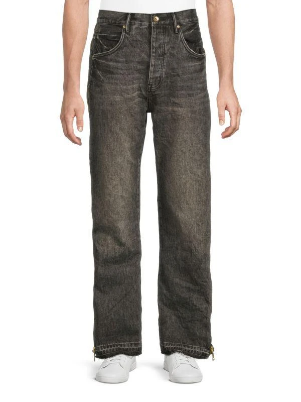 Purple Brand Side Zip Jeans 1