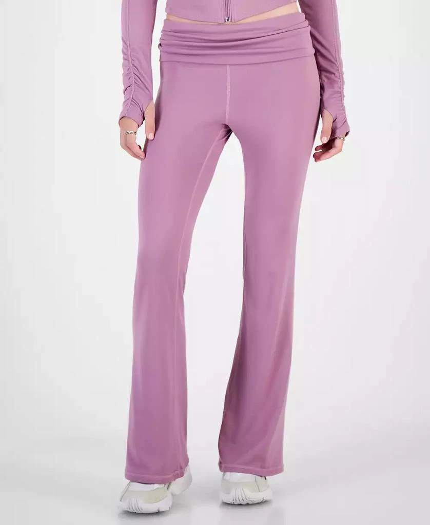 Ultra Flirt Juniors' Flared Foldover-Waist Leggings 1