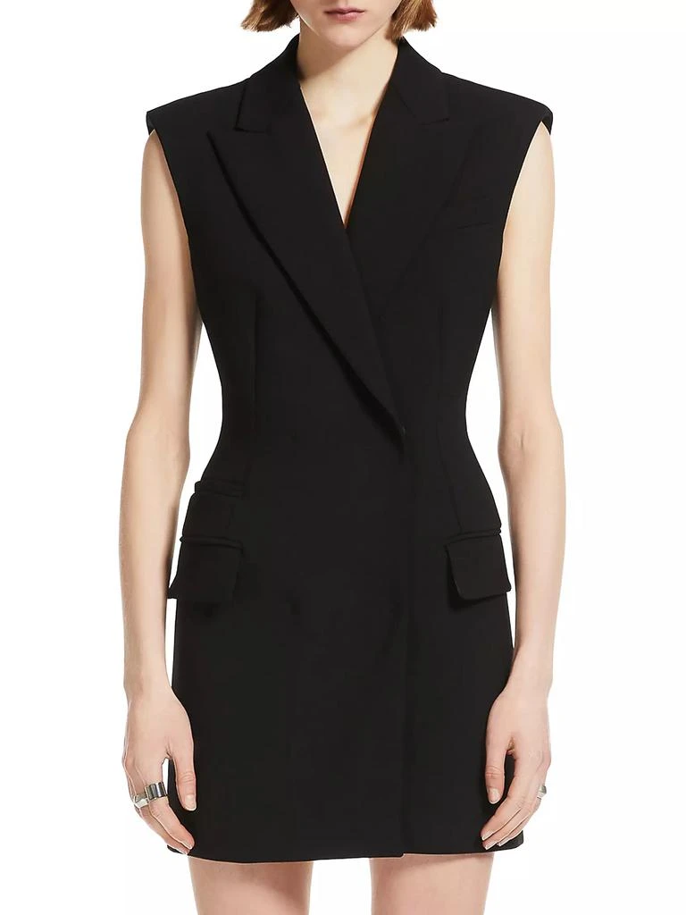 Max Mara Adepto Wool-Blend Blazer Minidress 3