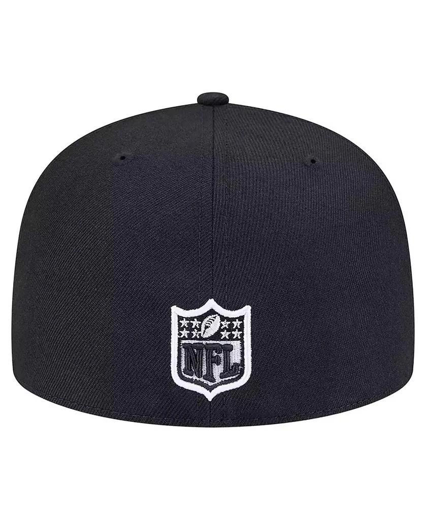 New Era Men's Black New Orleans Saints Checkered 59FIFTY Fitted Hat 5