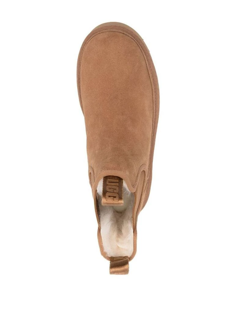 UGG 'Neumel' Brown Ankle Boots With Platform In Suede Leather 4