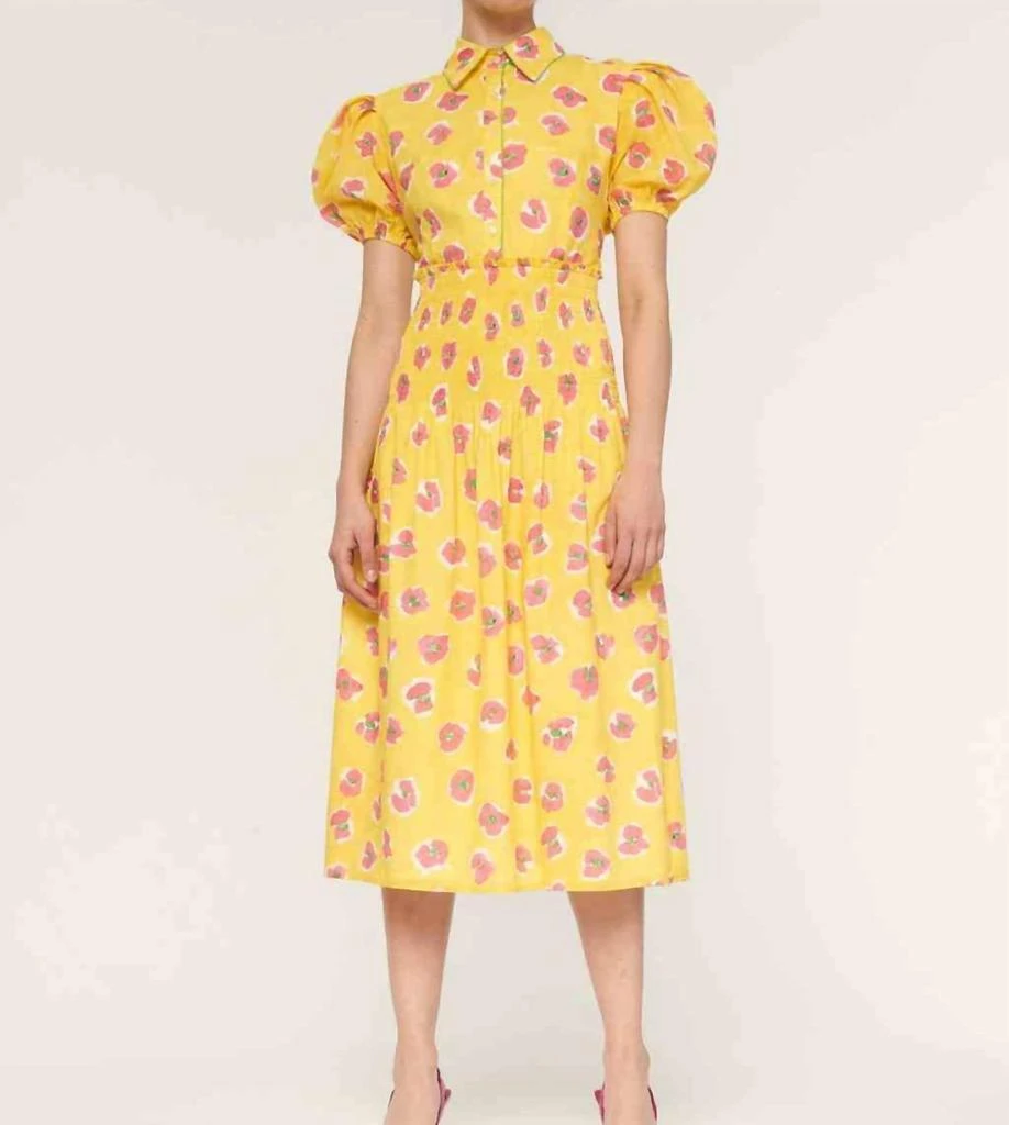De Loreta De Loreta - Begonia Print Mote Dress 1