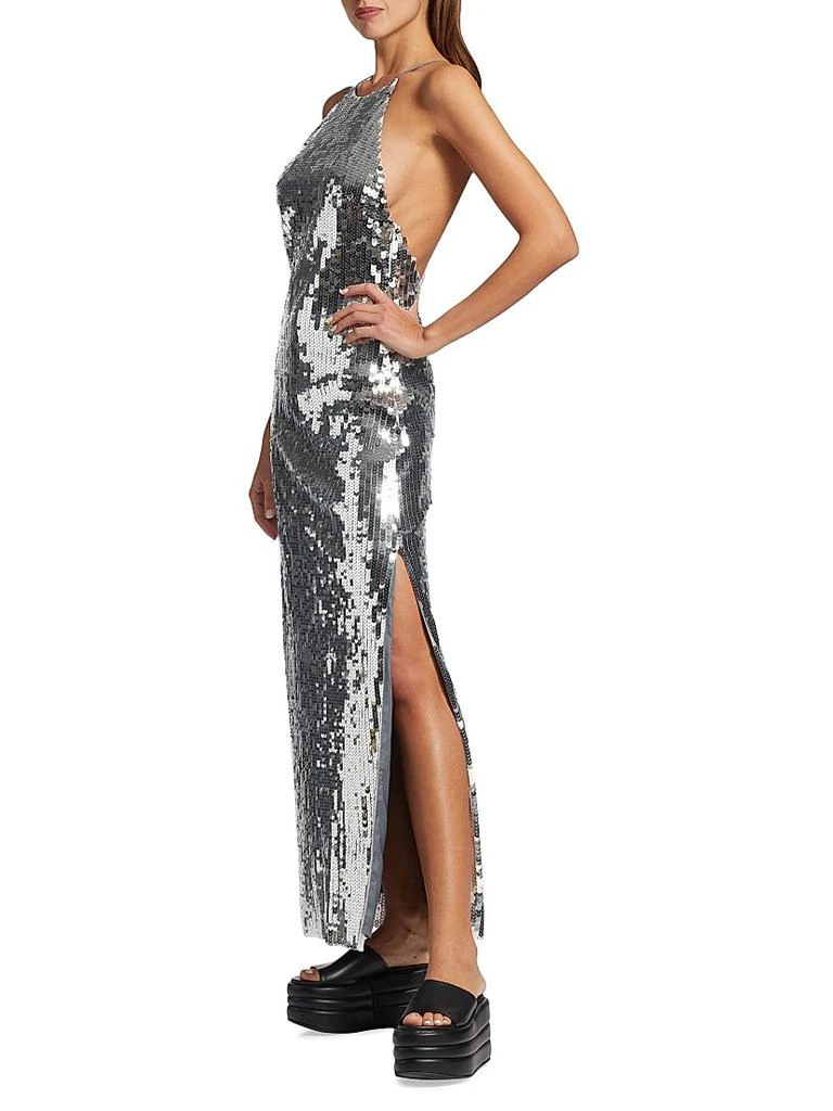Zazzle Sequin Mesh Maxi Dress  On Sale Now with Up to 51% Off | Discover  Exclusive Deals & Savings at BeyondStyle  Authentic Simon Miller  sleeveless|black tie|halter|floor-length|Women's|solid|contemporary|dresses|women's|sheath|women's  apparel ...
