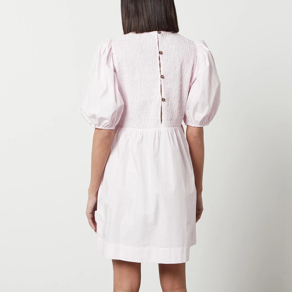 Ganni Ganni Organic Cotton-Poplin Mini Smock Dress 2