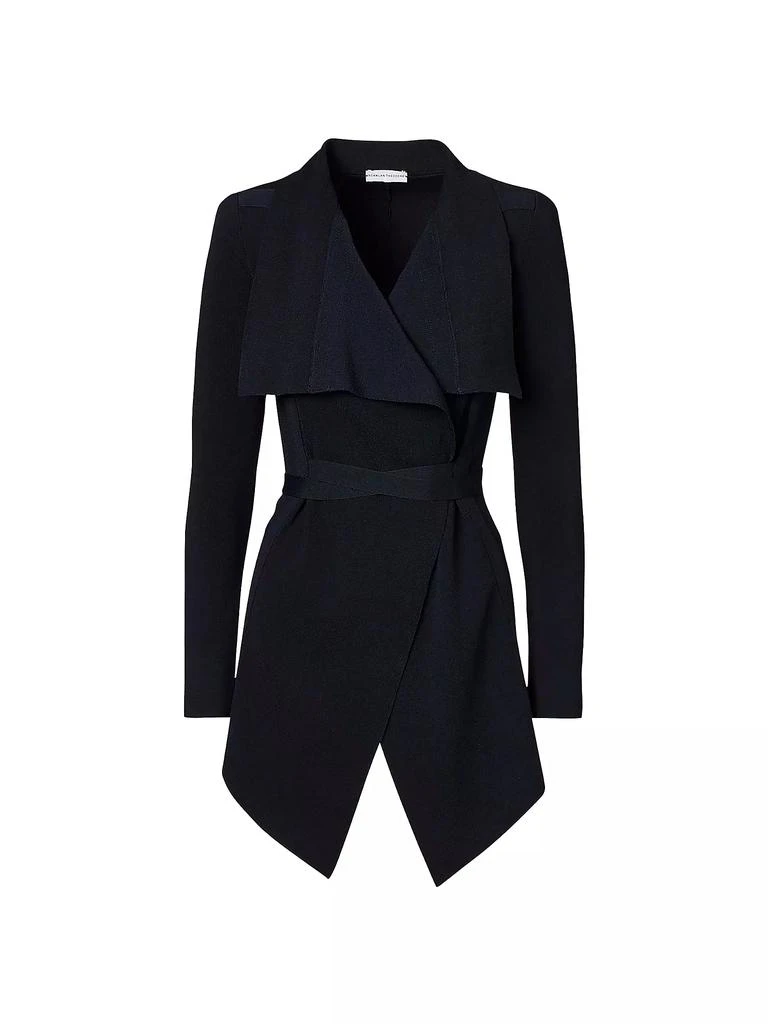 Scanlan Theodore Crepe Knit Draped Jacket 1