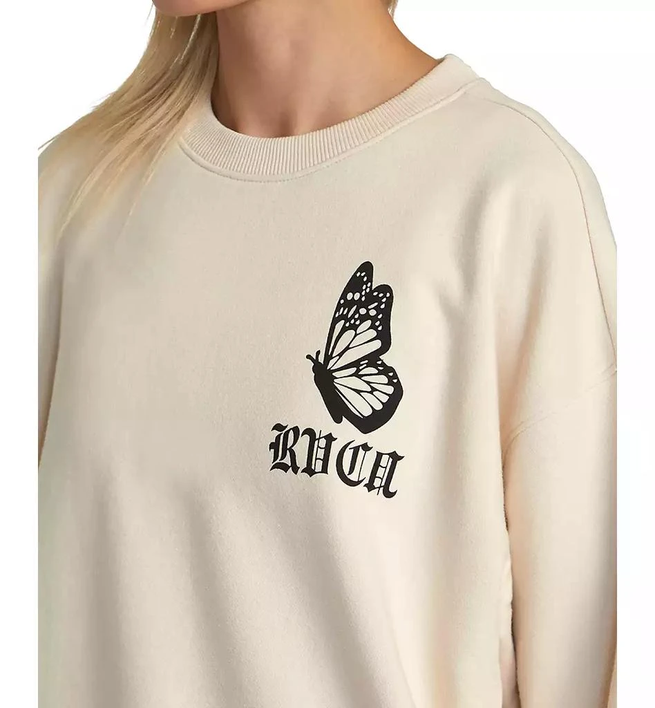 RVCA Women's Just Floatin Logo Sweatshirt 5