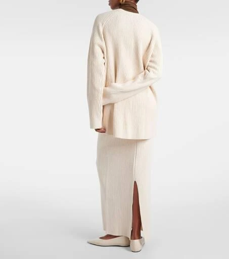 Tot�ême Oversized cotton-blend bouclé cardigan 3