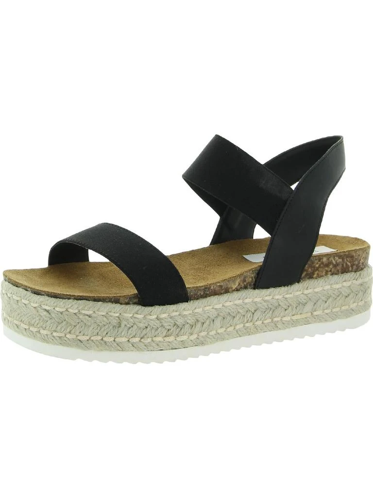 Steve Madden Jaklin Womens Slip-On Platform Espadrilles 7