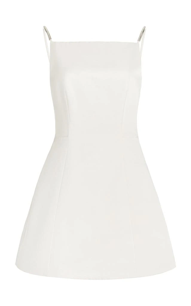 Brandon Maxwell Brandon Maxwell - Exclusive The Lexi Silk Bubble Mini Dress - White - US 12 - Moda Operandi 1