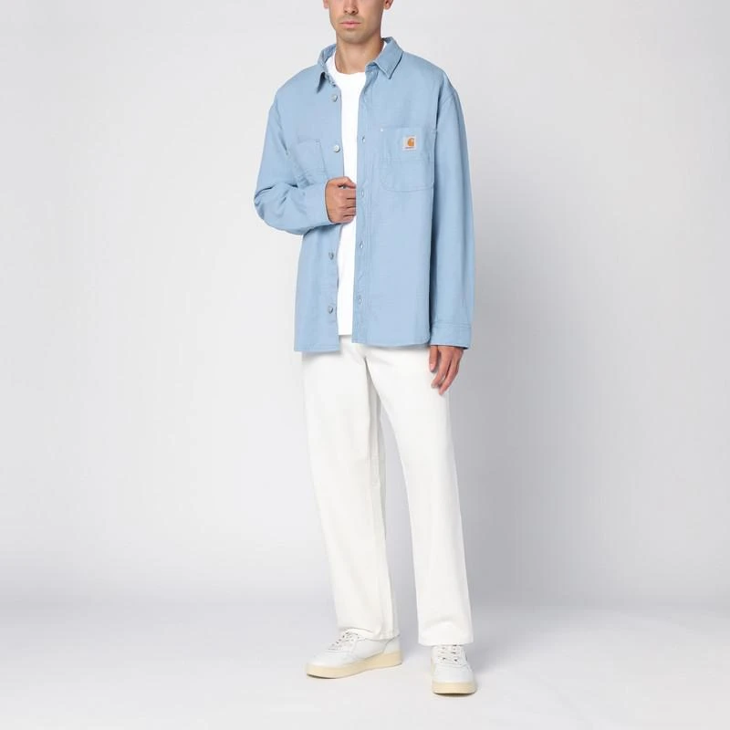 Carhartt WIP Misty sky Walter Shirt Jacket 2