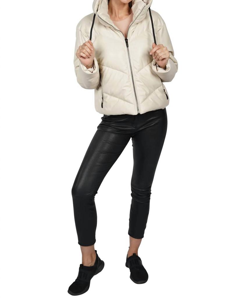 Love Token Love Token - Sami Puffer Faux Leather Jacket
