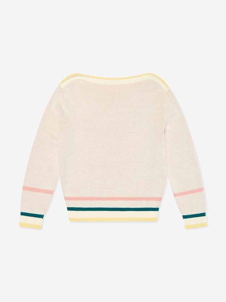 Zimmermann Zimmermann Girls Ottie Jacquard Sweater in Multicolour 2