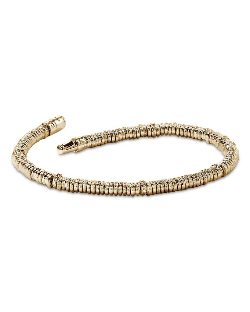 John Hardy Men
s 14K Yellow Gold Heishi Beaded Bracelet 3