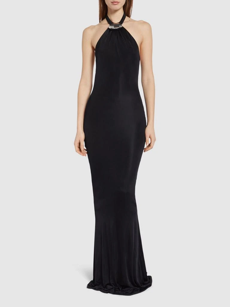 GIUSEPPE DI MORABITO Viscose Jersey Maxi Mermaid Gown 1