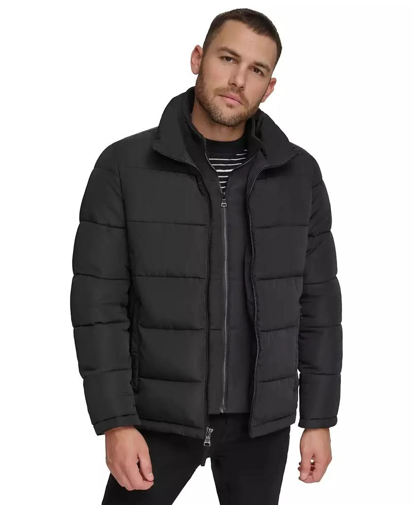 Calvin Klein Men
s Puffer With Set In Bib Detail, Created for Macy
s