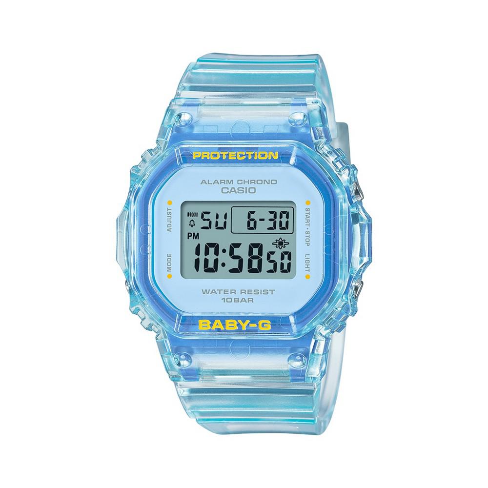 G-Shock G-Shock Women's Digital Blue Resin Watch, 37.9mm BGD565SJ-2