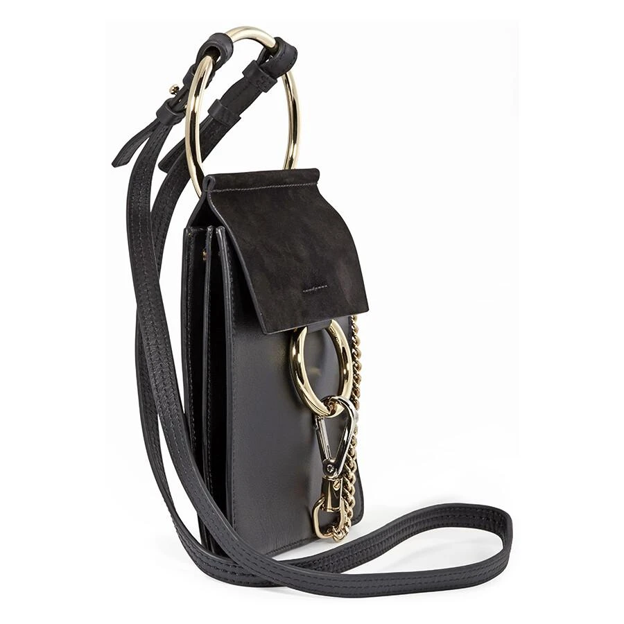 Chloé Faye Suede Calfskin Mini Bag - Black 2