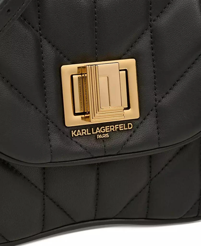 Karl Lagerfeld Paris Lafayette Small Leather Satchel 2