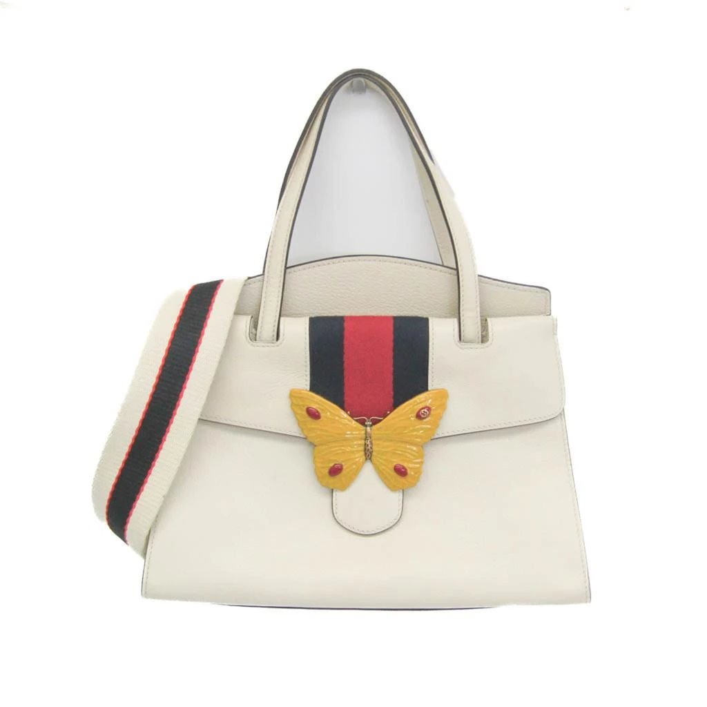 Gucci Totem Top Handle Bag Leather Leather Handbag (Pre-Owned)