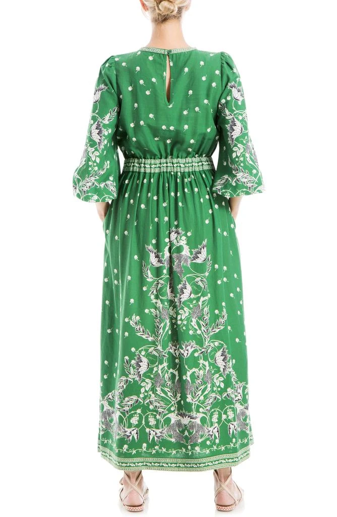 Max Studio Floral Balloon Sleeve Maxi Dress 2
