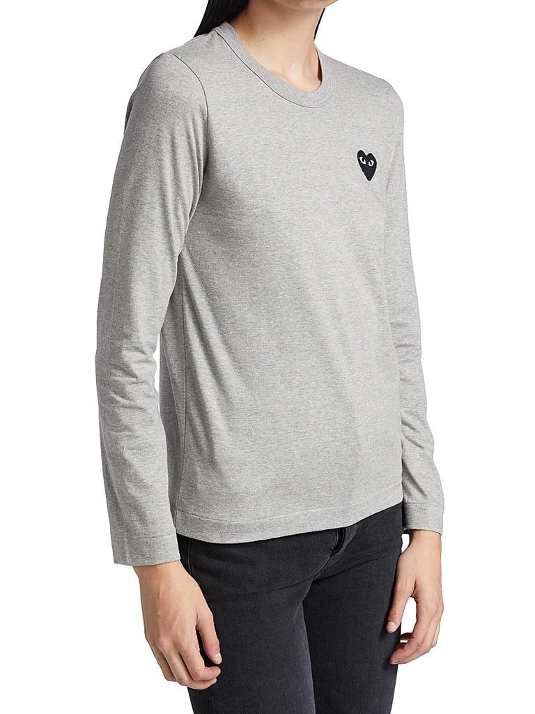 Comme des Garcons Heart Long-Sleeve T-Shirt 4