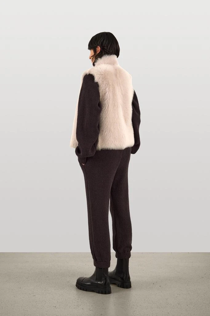 Gushlow & Cole Natural cut shearling gilet 4
