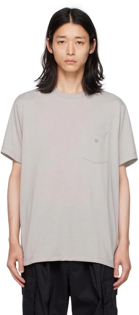 Goldwin Gray Pocket T-Shirt 1