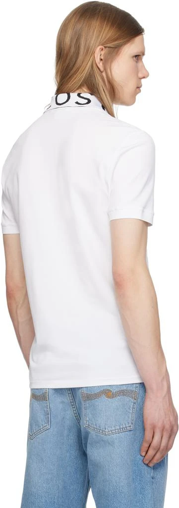 Lacoste White Slim Fit Branded Polo 3
