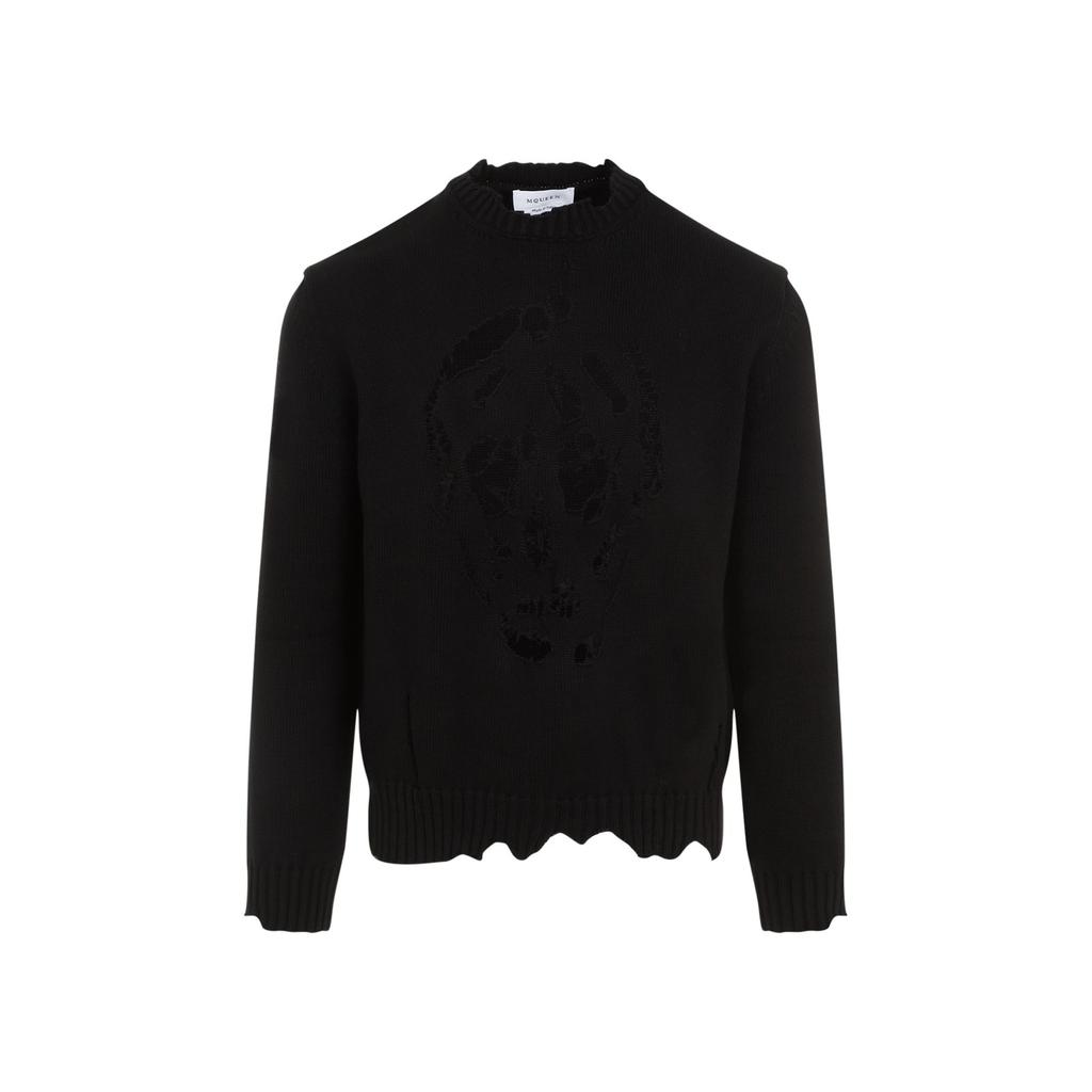 Shop Alexander McQueen Ribbed Knit Zip-Up Cardigan on Sale