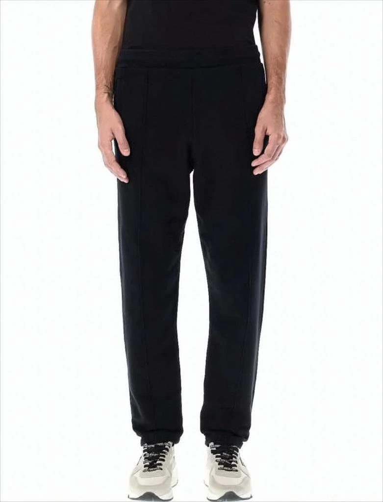 Golden Goose Relaxed Fit Black Star Print Track Pants