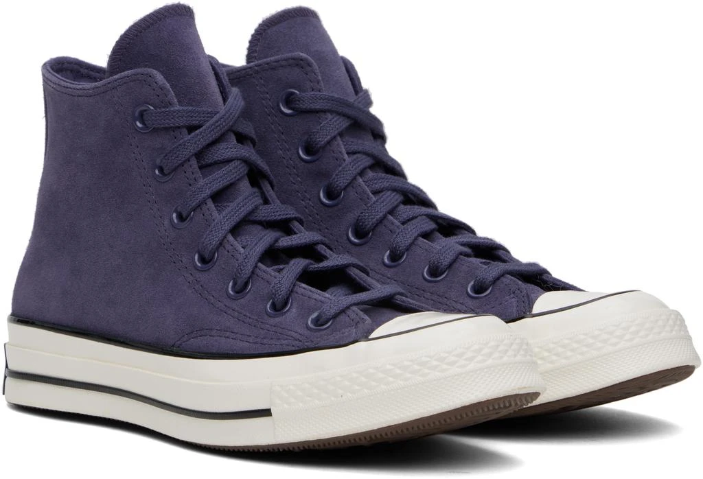 Converse Purple Chuck 70 Heritage Suede Sneakers 4
